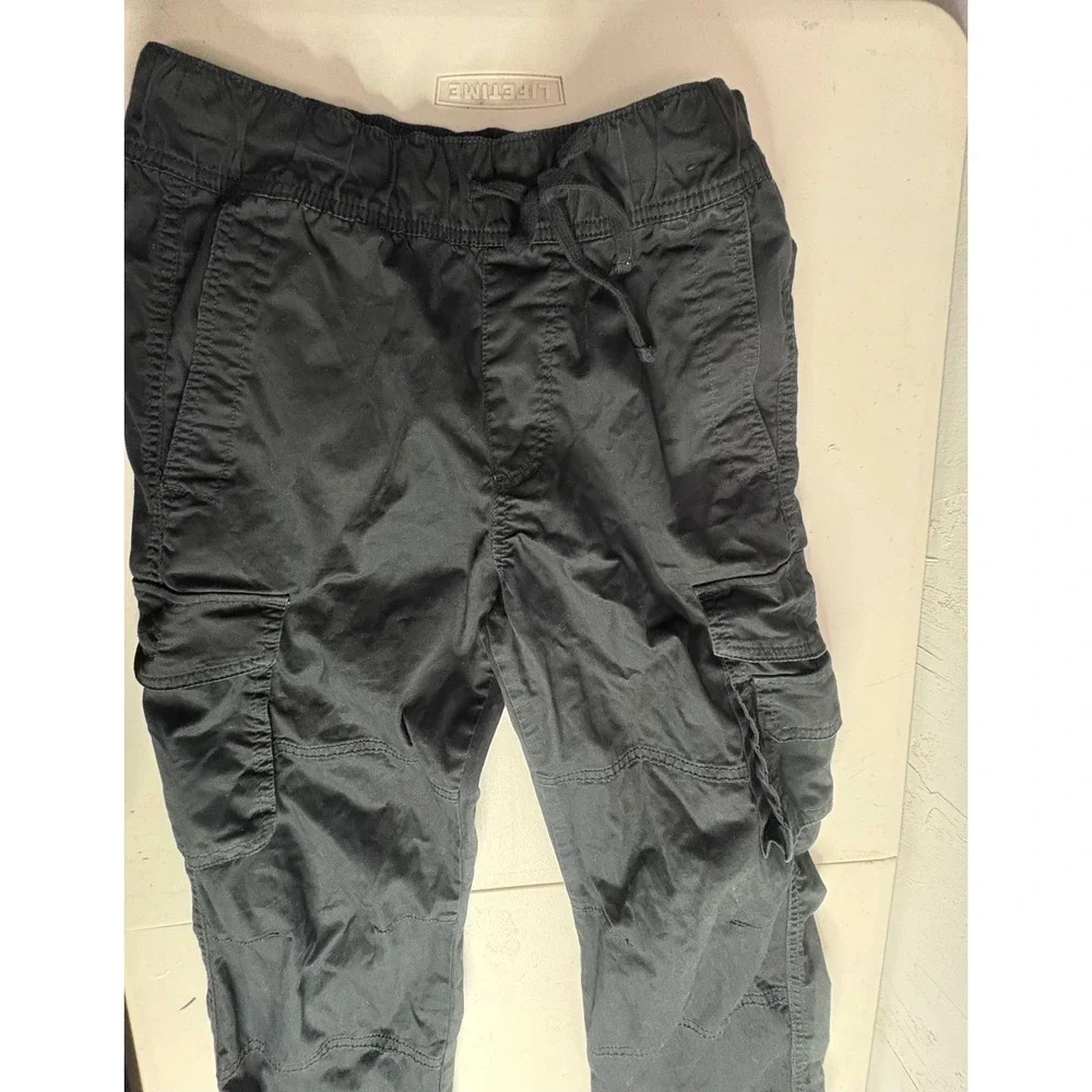 Hollister Slim Straight Cargo Pants Black Epic Flex  Size XS